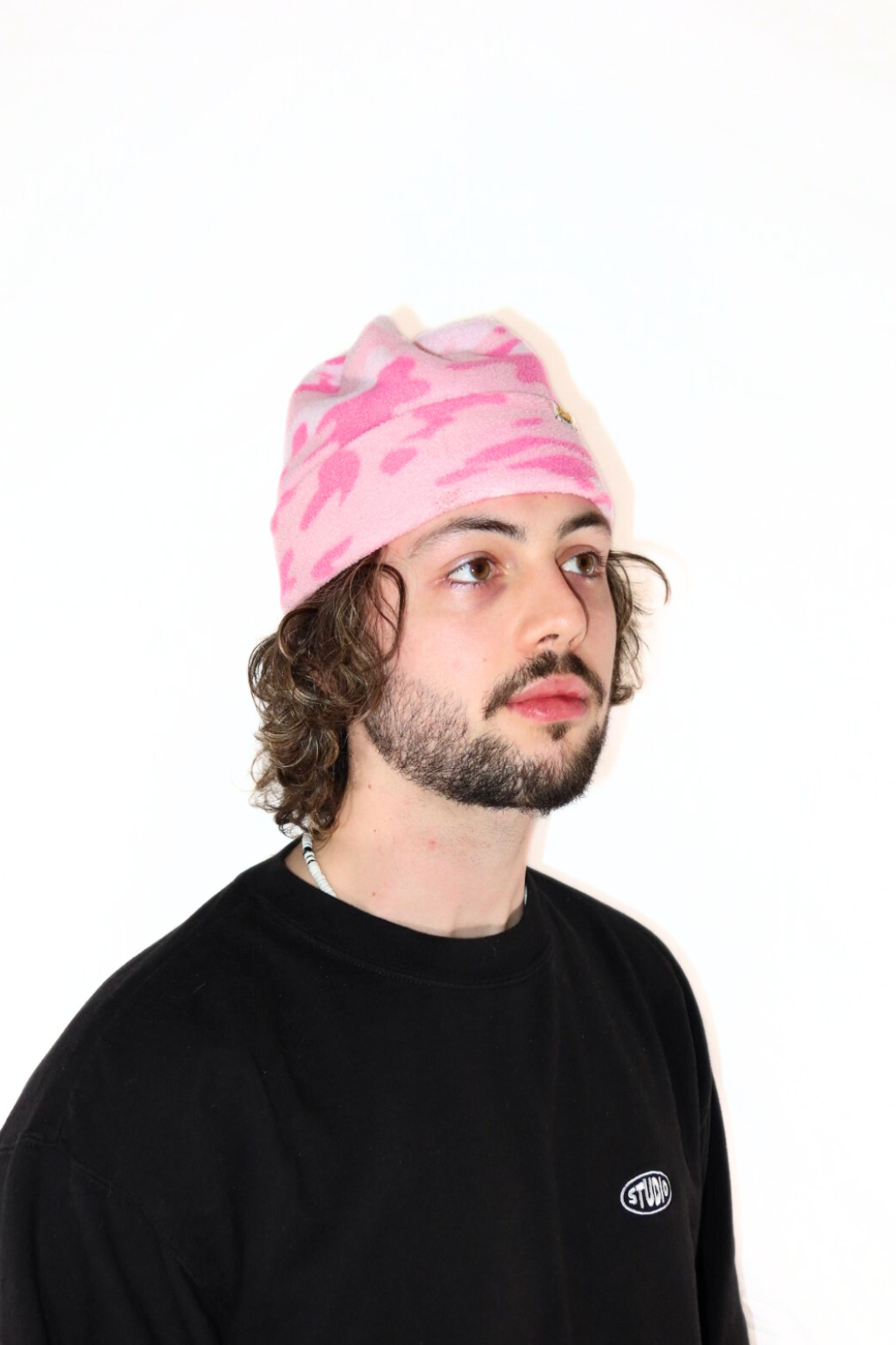 Tuque Camo rose