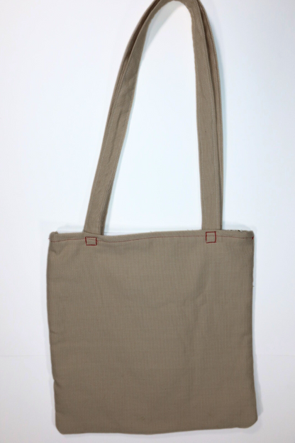 Sac fourre-tout Beige et Blanc