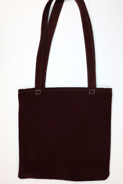 Sac fourre-tout Corduroy et Mauve