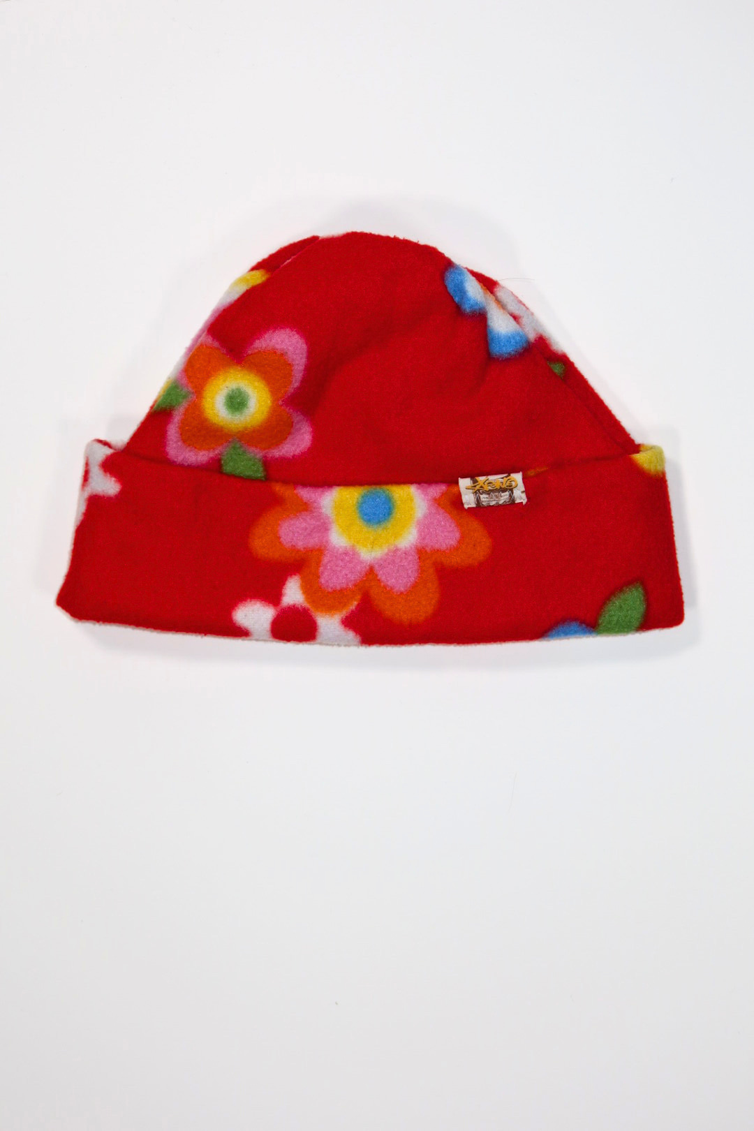 Tuque fleurie(rouge)